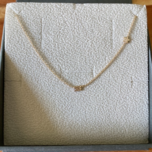 Zoe Chicco - 14K ITTY BITTY SAN FRANCISCO NECKLACE WITH FLOATING STAR - Picture 8 of 8